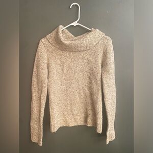 Womens Mock Neck Sweater (Brand Unkown)- Cream- Medium